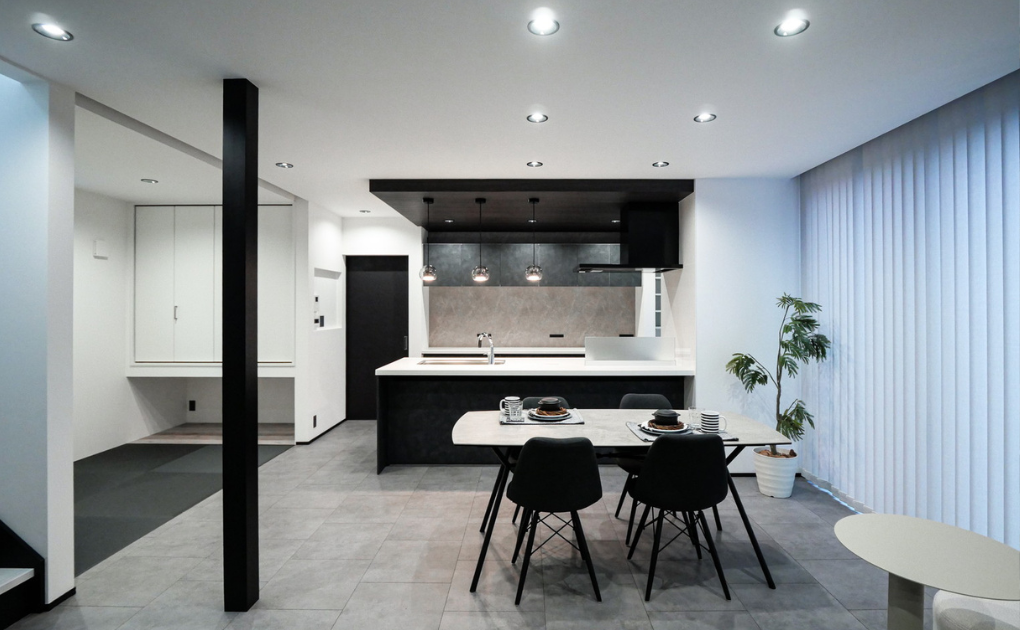 美しく暮らす、モノトーンハウス