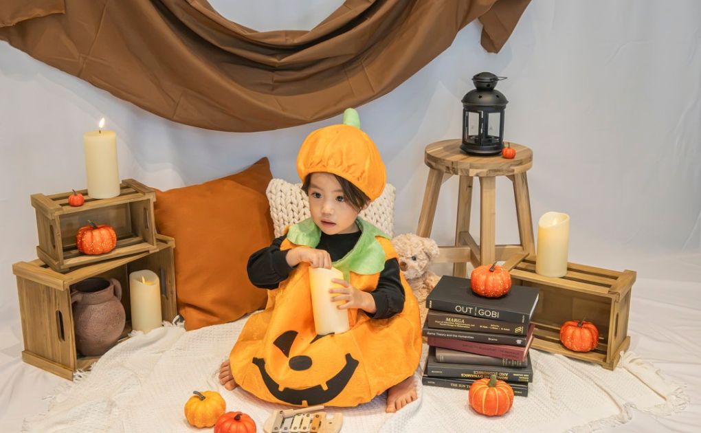ハロウィンワンコイン撮影会に向けて、モデル撮影を行いました! 画像