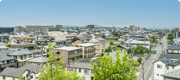 その土地の周辺環境に合った家づくりができる！ イメージ写真