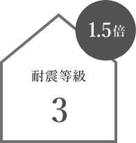 耐震等級その3　アイコン　画像